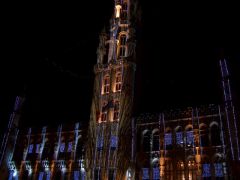 Lights show στην νυχτερινή Grande Place