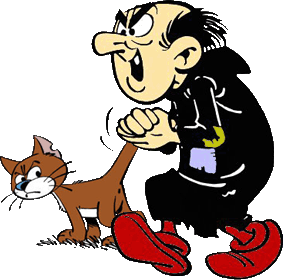 Δρακουμέλ και Ψιψινέλ (Gargamel & Azrael) .