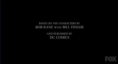 Bill Finger credit - Gotham, s2e5 &#39;Scarification&#39; 10-19-15.JPG