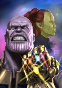 Avengers Infinity War - Thanos -  by Arinela.jpg