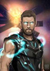 Avengers Infinity War - Thor -  by Arinela.jpg