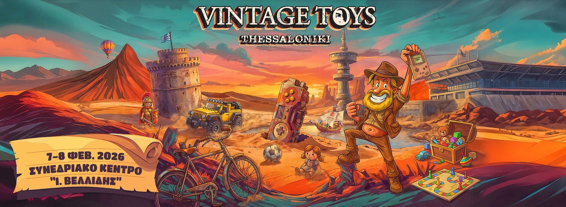 Vintage Toys [07-08/02/26 @ Συνεδριακό Κέντρο "Ιωάννης Βελλίδης"]